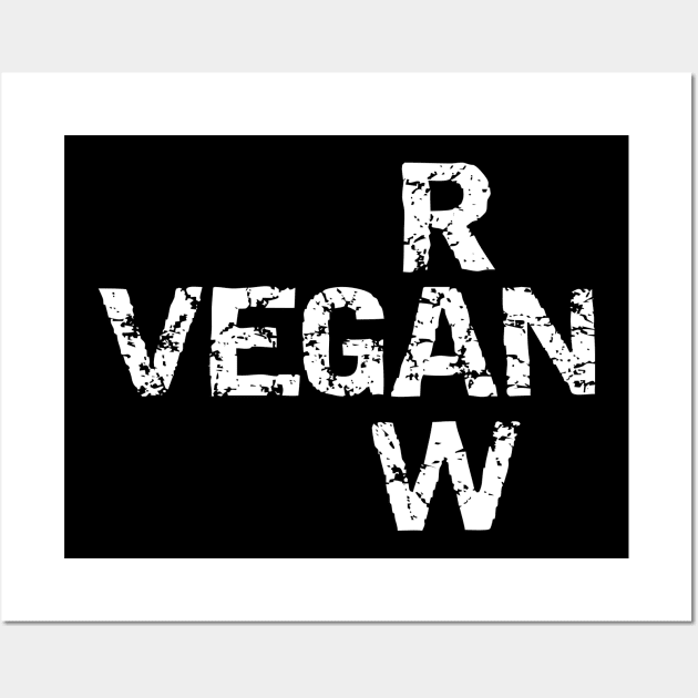 Raw Vegan Wall Art by MisterMash